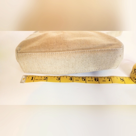 Forever by Fossil Vtg Canvas Embroidery Mini Purse - Picture 5 of 10